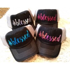New Mujer&apos;s Bling Baseball Caps/Hats #Blessed Blessed Life Blessed Mom Clothing  eb-21719599